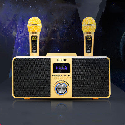 Home KTV Audio Creative Dual Microphone Subwoofer Mobile Phone Compute