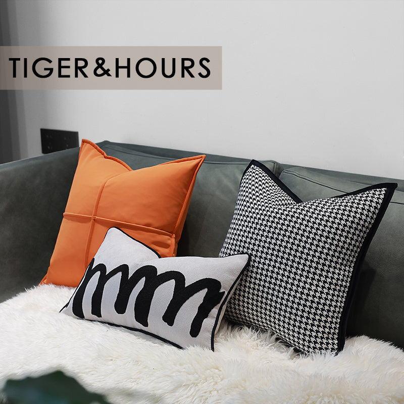 Tech Leather Pillow Sofa Living Room Cushion