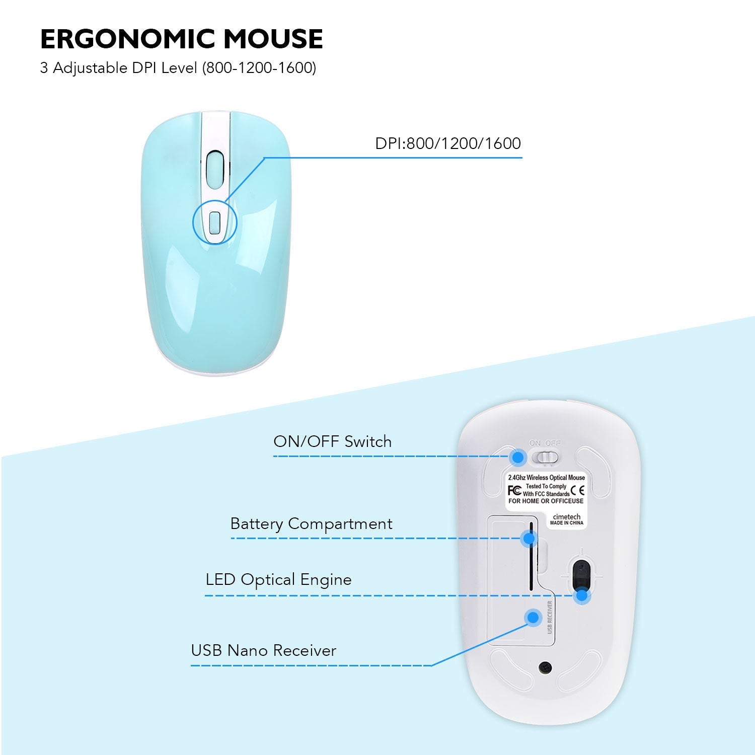 fashion wireless keyboard mouse set 2.4G thin   desktop laptop accesso