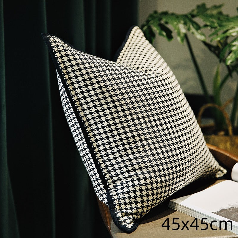 Tech Leather Pillow Sofa Living Room Cushion